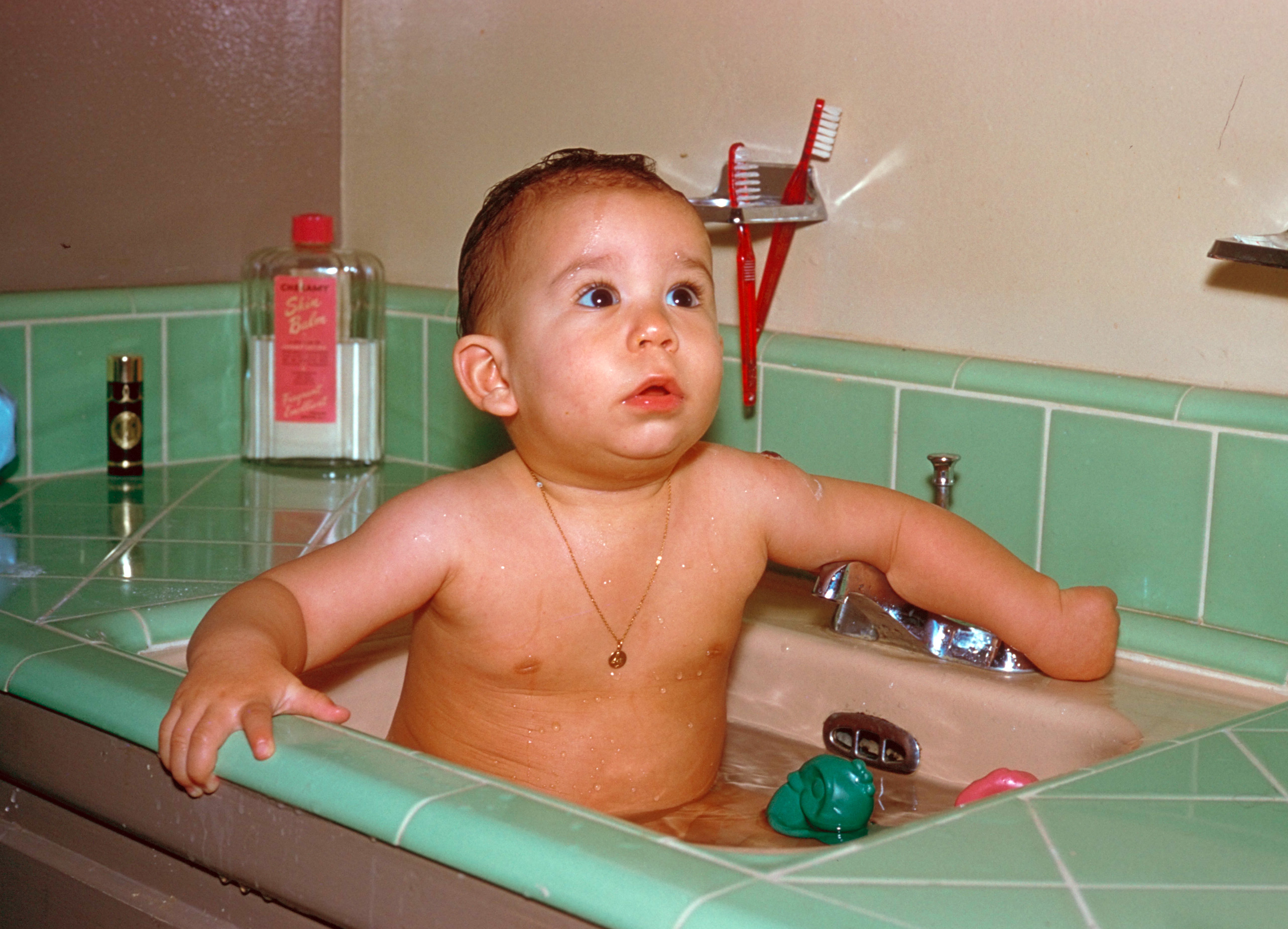 Taking A Bath Happy Holidays